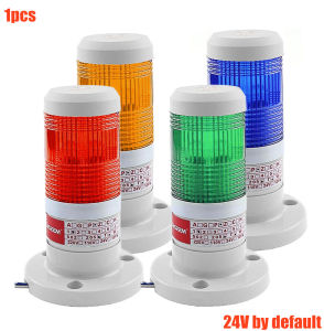 LED Industrial Red Yellow Blue Green Signal Tower Warning Lamp Stack Light Alarm Apparatus 12V 24V 110V 220V