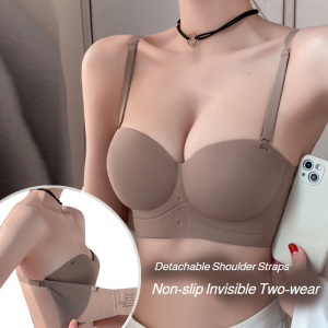 【SINGABRALETTE】Seamless Strapless Bra Small Chest Push Up Bra Comfortable Wireless Underwear Women Non-slip Bras無肩帶內衣