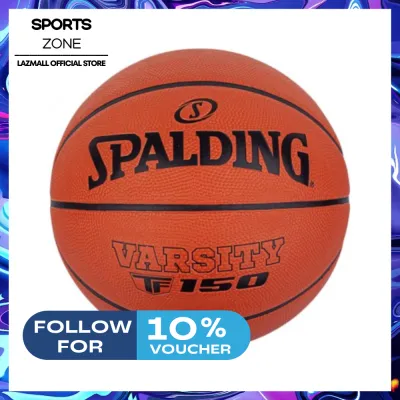 [AGED STOCKS] Spalding Varsity TF150 SZ7 Rubber Basketball (Orange/Black) 84-324Z