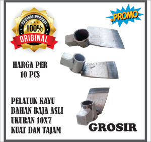 khusus grosir 10 pcs palu kayu bahan baja asli realpic original pelatuk patuk patel pathel petel