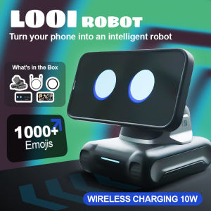 looi robot smartphone looi robot chatgpt large model English voice dialogue visual recognition interactive smart toy gift