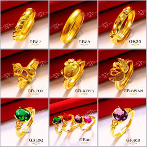 POS DARI KL - GR37 / CINCIN / GOLD RING /  CINCIN GOLD PLATED / ADJUSTABLE RING / CINCIN PEREMPUAN / CINCIN EMAS / RING