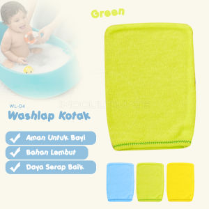 6 Pcs Waslap Bayi Single Layer WL-03 Lap Mandi Bayi Wash Lap Jari Bayi Waslap Wash Lap Mandi Bayi Handuk bayi Baby Wash Lap MIX COLOUR