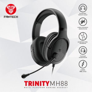 Fantech TRINITY MH88 Mobile Headphone Multiplatform Headset Gaming Mobile free Splitter Garansi 1 Tahun