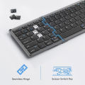 zcheaz Shop Foldable Bluetooth with Numeric Keypad Full Size Wireless Folding Rechargeable Portable Travel Keyboard Keyboards. 