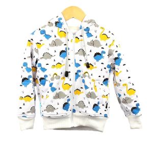 JAKET FULL PRINT DINO WHITE
