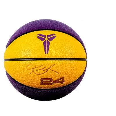 No. 24 Basketball Ball Size 7 Basketball Kobe Basketball Ball Original PU Leather NBA Basketball for Indoor and Outdoor