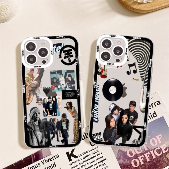 Tom K Kaulitz T Tokio Hotel Case For iPhone 11 13 14 XR X Clear