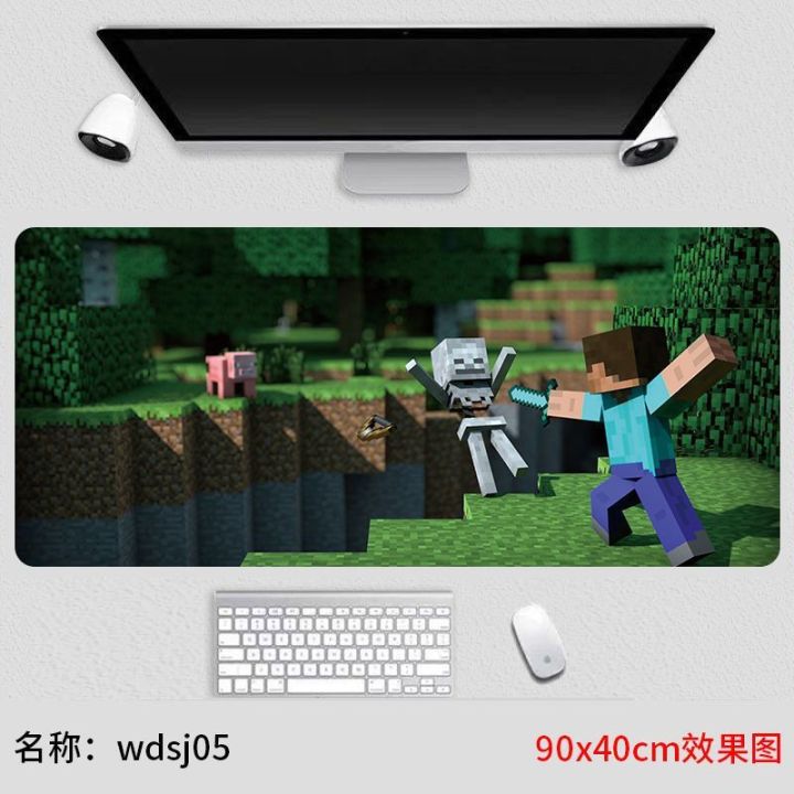 Minecraft Mouse Pad Anime Gaming Mouse Pad Oversized Laptop Keyboard ...