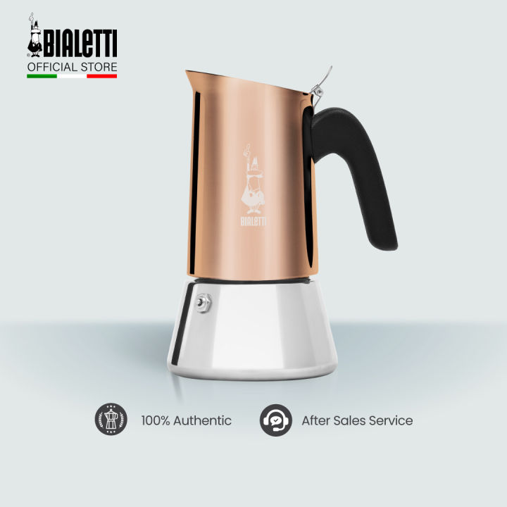 Bialetti Venus Express Induction Copper Moka Pot Italian Coffee
