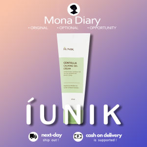 IUNIK Centella Calming Gel Cream 60ml，Soothes Skin Hydrates  Moisturizes Retains Moisture