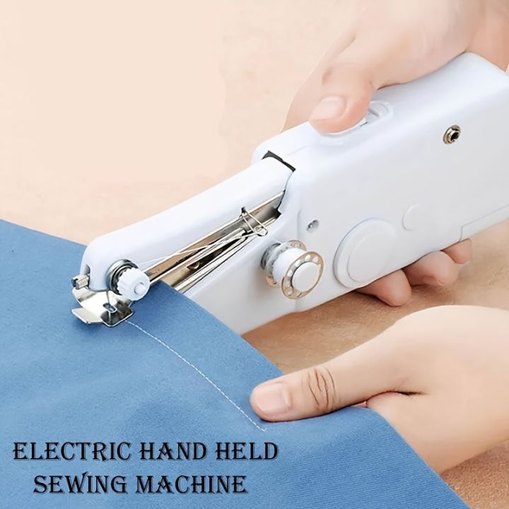 Mini Portable Handheld Cordless Sewing Machine Hand Held Stitch Home