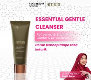 Amura Essential Gentle Cleanser dengan Bahan Alami untuk Menyegarkan & Membersihkan Wajah (100ml)