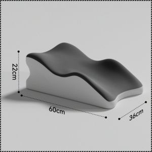 หมอน การสนับสนุนที่สะดวกสบาย เบาะ พอดีกับส่วนโค้งของเต้านม บรรเทาความเมื่อยล้าของเอวและหลัง