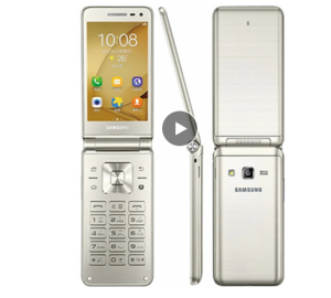 Samsung Galaxy Folder G1600 2016 Original Dual SIM Quad Core 16GB ROM 8.0MP Android 6.0 Flip Phone