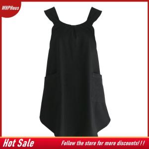 【COD】🔥🔥🔥 Cross Back Aprons For Women Smock Apron With Pockets Cute Gardening Dress Crossed Aprons For Women With Pockets Aprons