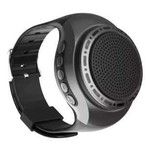Portable Wrist Watch Speaker Cool Lighting Bluetooth-Compatible Sports Music FM Radio 500mAh Music FM Radio USB Rechargeable