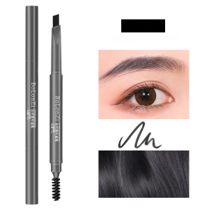 JoyceLab Ultra Fine Double-Ended Eyebrow Pencil Waterproof Sweat-Proof Long Lasting Professional Eye Cosmetics Makeup