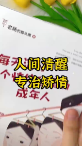 Chinese books 正版 每天演好一个情绪稳定的成年人 老杨的猫头鹰○著『做一个情绪稳定的大人 清醒 识趣 克制 偶尔讨厌 永远可爱』