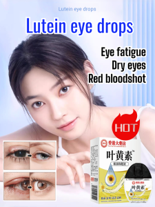 【Eye Care Solution】Lutein Eye Drops Relieve Eye Fatigue Dry Eyes Lutein Eye Drops Sty Eye Drops Eye Care Solution Vision Eye Drops Lutein Relief Blurred Vision