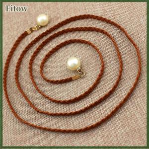 Fitow Creative Thin PU Belt Simulated Elastic Waist Belts Women Dress Skirt Decoration Gift Women Belt