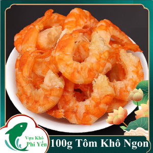 Tôm Khô Nguyên Chất Đặc Biệt To Cứng Loại 1 Hút Chân Không-VỰA KHÔ PHI YẾN