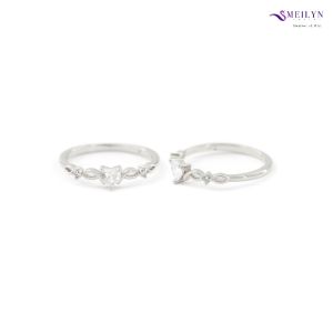 MEILYN Cincin Fashion Wanita Mata Love GG3 Emas Cantik All Series