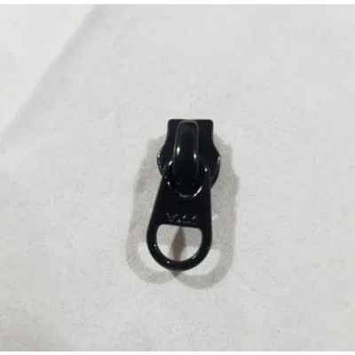 Kepala Resleting YKK Cebol Nomor 5 RC DFW Warna Hitam Per Pak 100 pcs