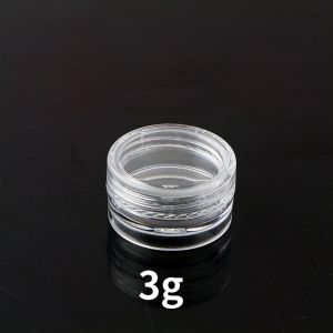 10 Chiếc HỦ NHỰA TRONG SUỐT NẮP ĐEN - Hủ nhỏ 3gr/ 5gr/ 10gr/ 15gr/ 20gr  ĐỰNG MĨ PHẨM -Lumbley