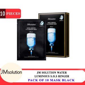 JM Solution Water Luminous S.O.S Ringer Black Mask