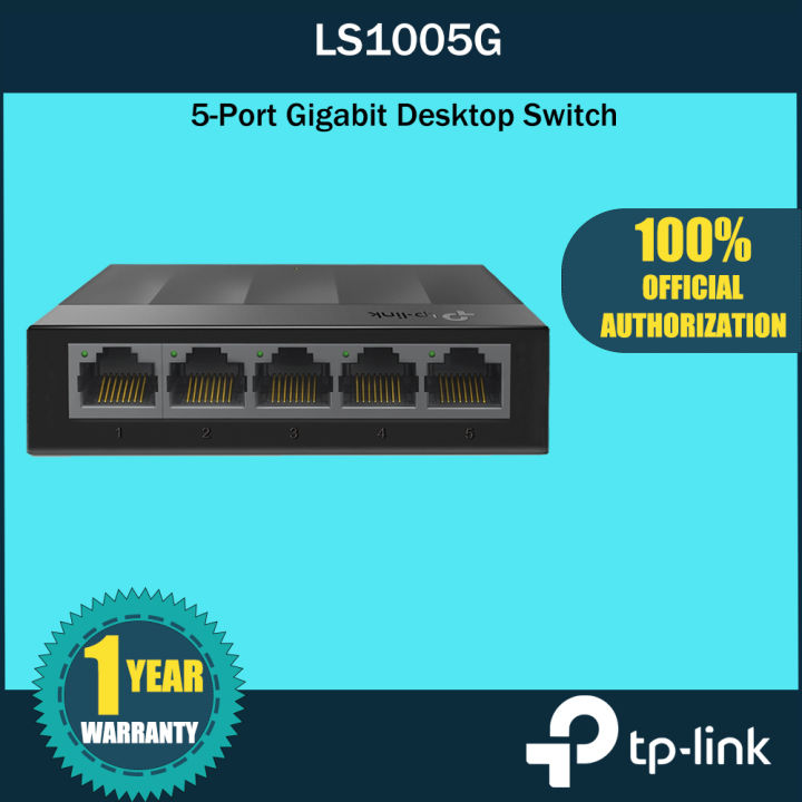 TP-Link Litewave 5 Port Gigabit Ethernet Switch | Desktop Ethernet Splitter  | Plastic Case | Unshielded Network Switch | Plug & Play | Fanless Quiet 