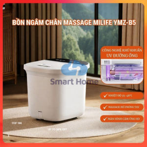 Bồn ngâm chân massage khử trùng Xiaomi Mijia MJZYQ02XM kết nối app thông minh / Bồn ngâm chân massage miLife YMZ-B5 với 3 chế độ
