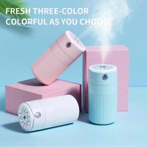 shanshop free 1pcs oil Blue Water New 420ml USB Cool Leaf Home Office Car Essential Oil Diffuser Humidifier