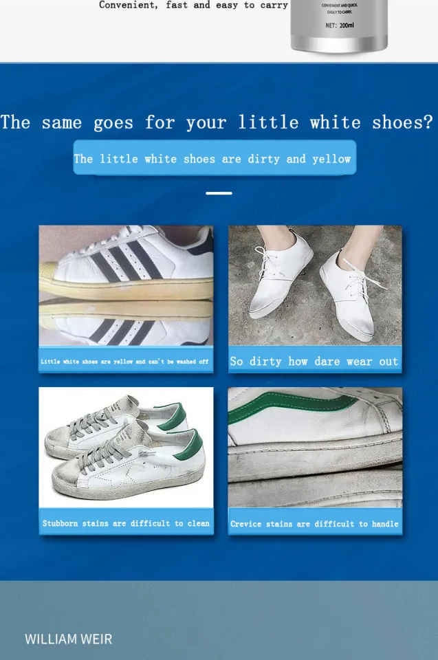 How to make hot sale white shoes whiter