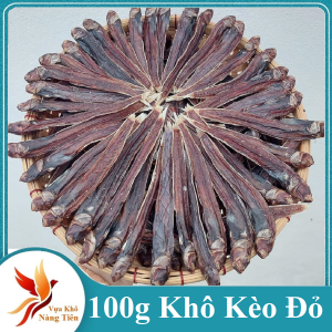 1KG KHÔ  CÁ KÈO ĐỎ HUYẾT RỒNG( TẶNG MẮM SỐT TẮC CHUA CAY) TỰ NHIÊN THỊT NGỌT NGON- VỰA KHÔ NÀNG TIÊN