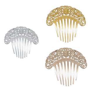 Cultural Decorative Hair Stick Lightweight Metal Comb Shaped Clip For Traditional Outfits And Daily Wear Hair Styling