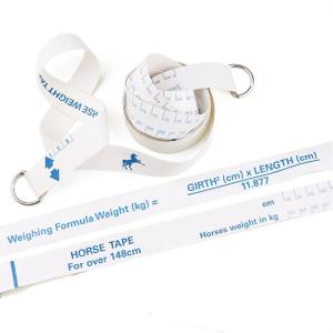 Accurate Horse Measurement Tool 2.5M Fiber glass Tape With Chest Girth To Weight Chart Waterproof Design For Equestrian And Breeders