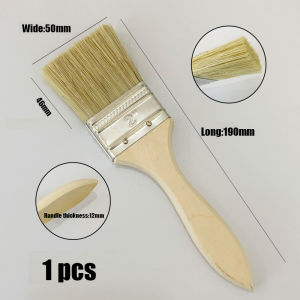 GOOTI Upgrade Roller Brush Epoxy Floor Paint /4 inch brush /Thickened Wool Brush Wooden or Plastic Handle Randomly 1PCS