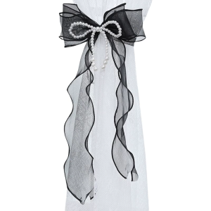 Pack Of 2 Elegant Bowknot Butterfly Curtain Tiebacks Curtain Holdbacks Holder With Beaded Design For Home Decoration