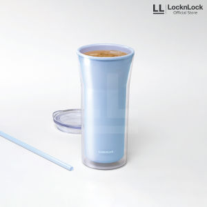 LocknLock Botol Minum Daily Essential Cold Cup with Straw 770ml