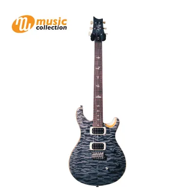 PRS SE CE24 LIMITED QUILTED MAPLE-CHARCOAL TOP WHITE DOGHAIR BACK แถมกระเป๋า