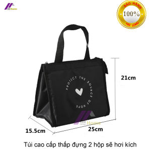 Túi giữ nhiệt đựng hộp cơm chống thấm cao cấp