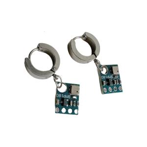 Innovative Punk Alien Circuit Earrings Alloy Science Fiction Fashion Accessories Suitable for Fashion Individuals