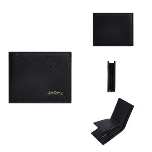 Baellerry Bifold Man Wallet D2394 Dompet Lipat Tebal Bahan PU Tebal Keren Timbul Kulit Jeruk Lembut
