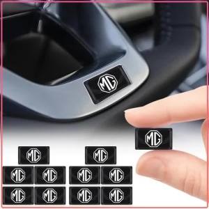 Kail Auto Interior Steering Wheel Badge Drip Glue Resin Decal 10 Pieces For MG Pilot MG6 MG3 MG5 ZS GT HS MG7 MG4 EV Decorative 7P3H9