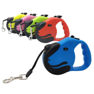 SG SELLER 1Pc Rubber-coated Leash for Pet Dogs 5 Meters an Automatic Retractable Traction Device Dog Leash New Pet Products
