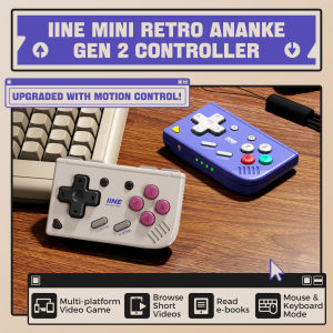 IINE Mini Retro Ananke Gen 2 Portable Controller for Android / iOS / PC Steam / Simulation Game Multi-platform Portable Handle