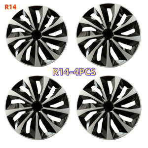 UPVC 4 Pcs Set Universal Wheel Hub Cover R16/R13/R14/R15/ 316 steel wire  Wheel Parts Wheel Caps Rim Cover