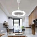 Ceiling Fan And Light 2 In1 With Remote Control Small Mini Ceiling Fan Semi Flush Mount For House. 