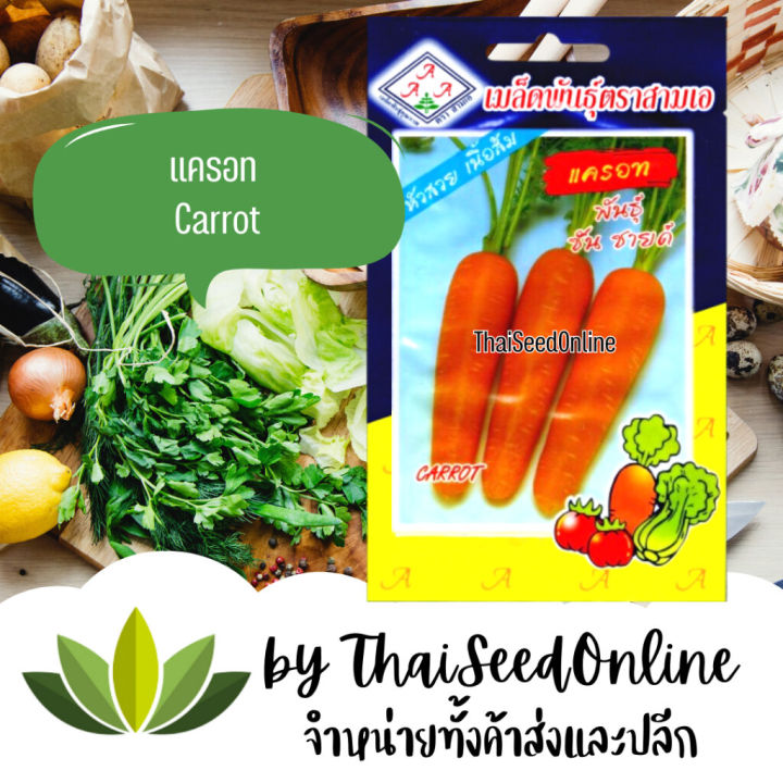 3A(สามเอ) 3A เมล็ดพันธุ์ แครอท ตราสามเอ Carrot | Lazada.co.th